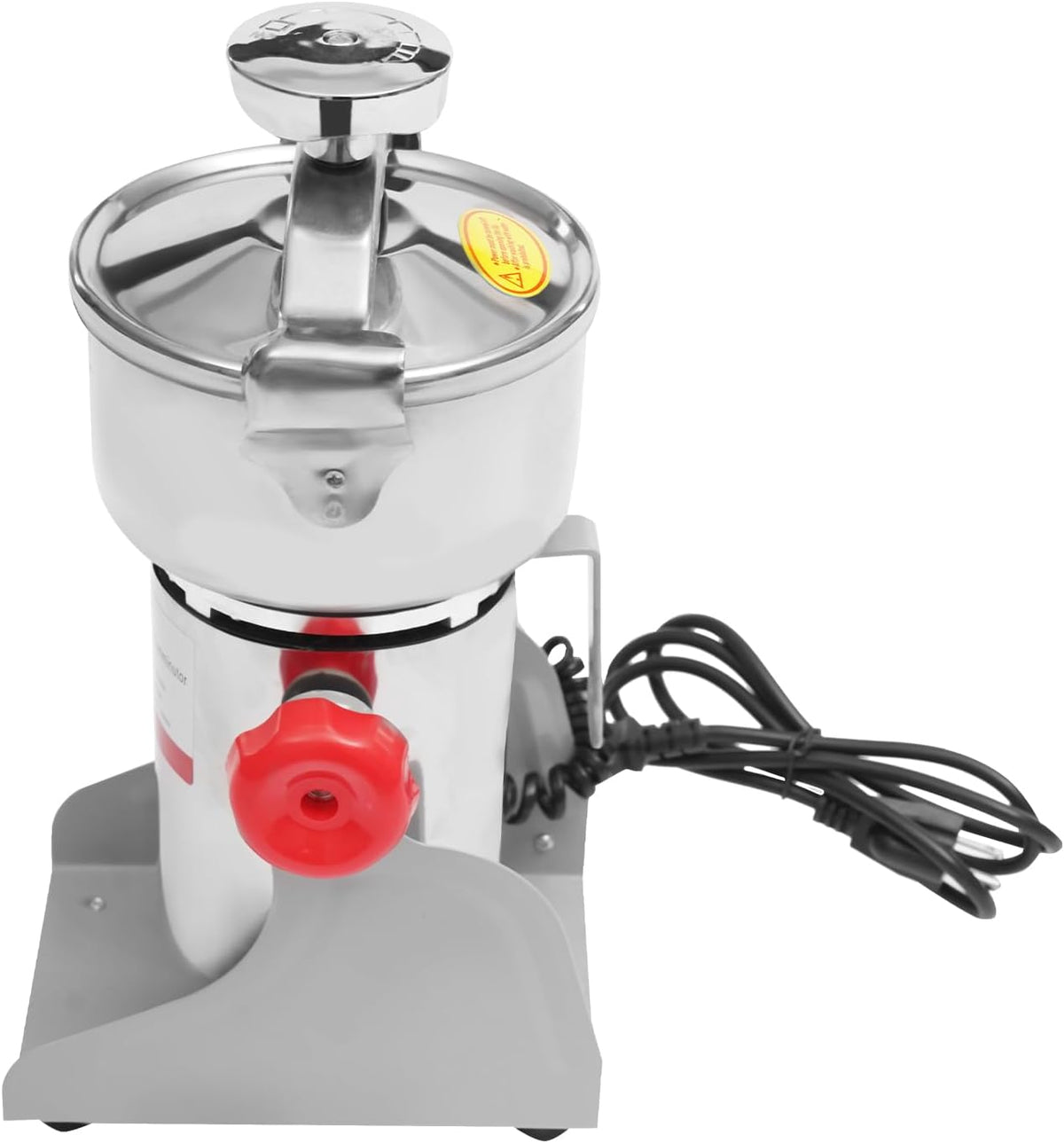 Electric Grain Mill Grinder High Speed 30000r/min Powder Machine Grain Spice Herb Grinder Dry Grinder Machine Stainless Steel Powder Grinder for Dry Spice Herbs Grains Coffee Rice Pepper (800g 3500W)
