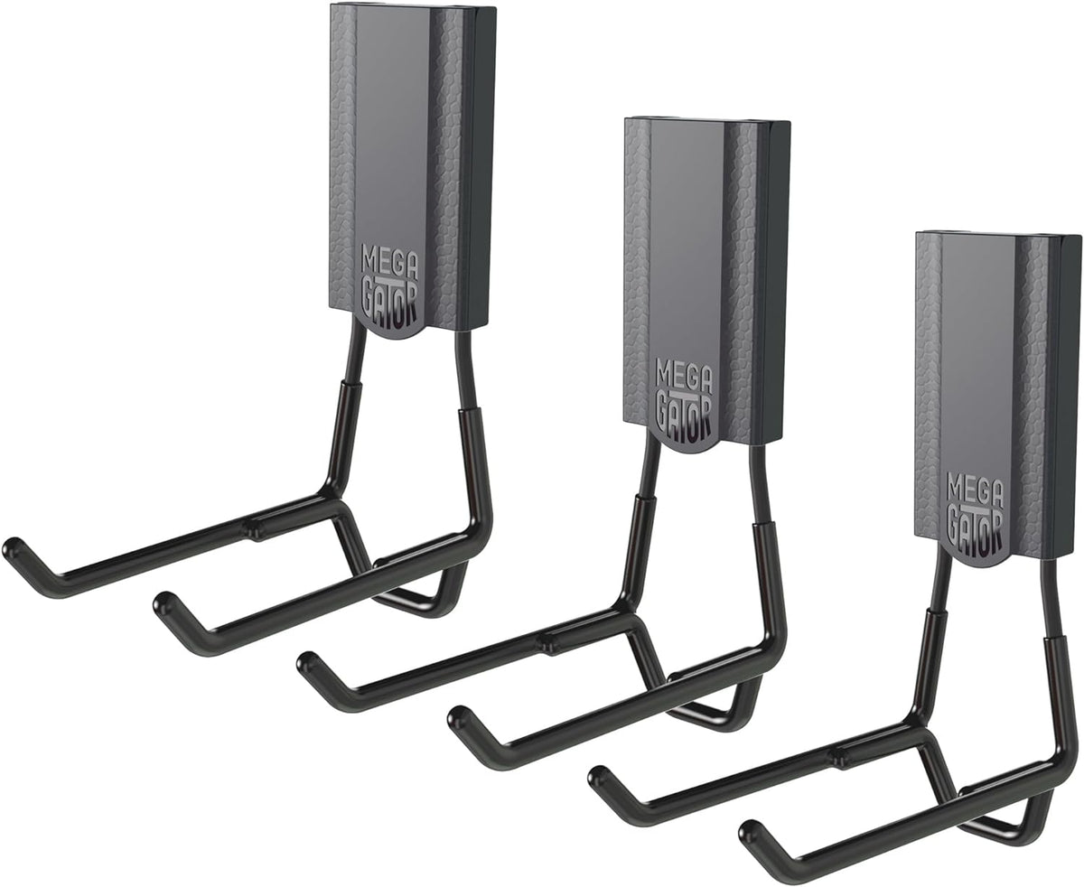 GATOR MAGNETICS MEGA 4.5 in Open Hooks, 45 lb Heavy Duty Magnetic Hooks for Steel Surfaces, Patented Easy-Release, Non-Slip Grip – Storage & Organization, Garage, Home Tools & Gear Storage – 3 Pack