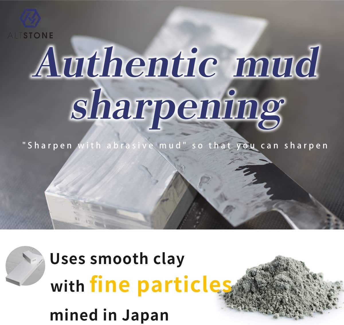 Whetstone Sharpening stone finishing very fine grit 5000 w/Nagura, 7.1" x 2.4" x 0.8" (Pro Power. Perfectly Compact for home use), Made in Japan (#5000)