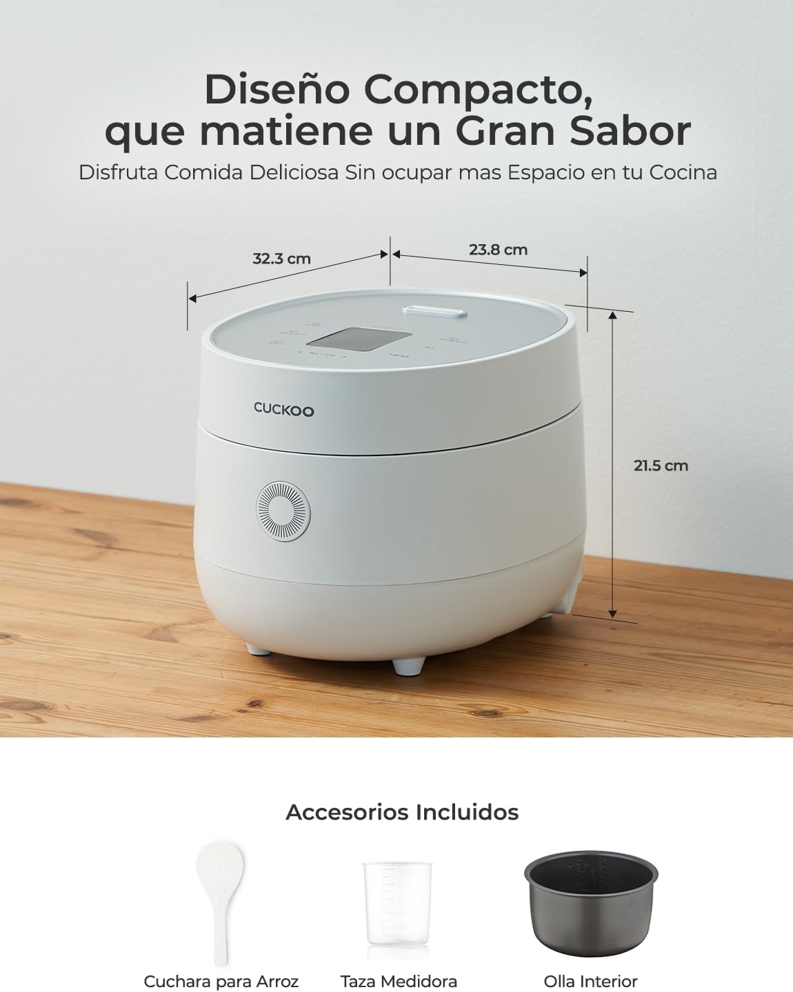 CUCKOO CR-0675FW 6-Cup (Uncooked) / 12-Cup (Cooked) Micom Rice Cooker with Nonstick Inner Pot, 13 Menu Modes, LCD Display, Fuzzy Logic Tech, Auto Clean (White)