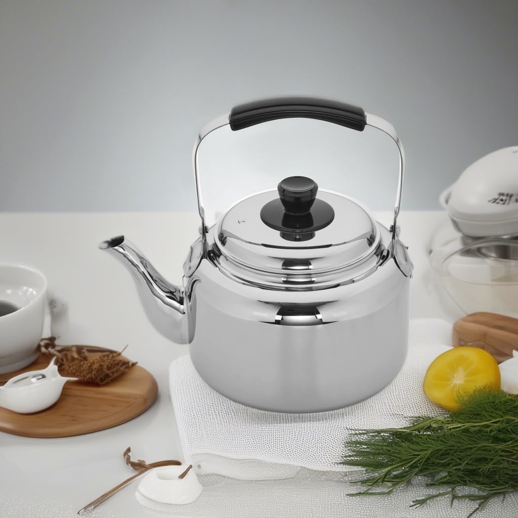 Demeyere Resto 6.3-qt Stainless Steel Tea Kettle