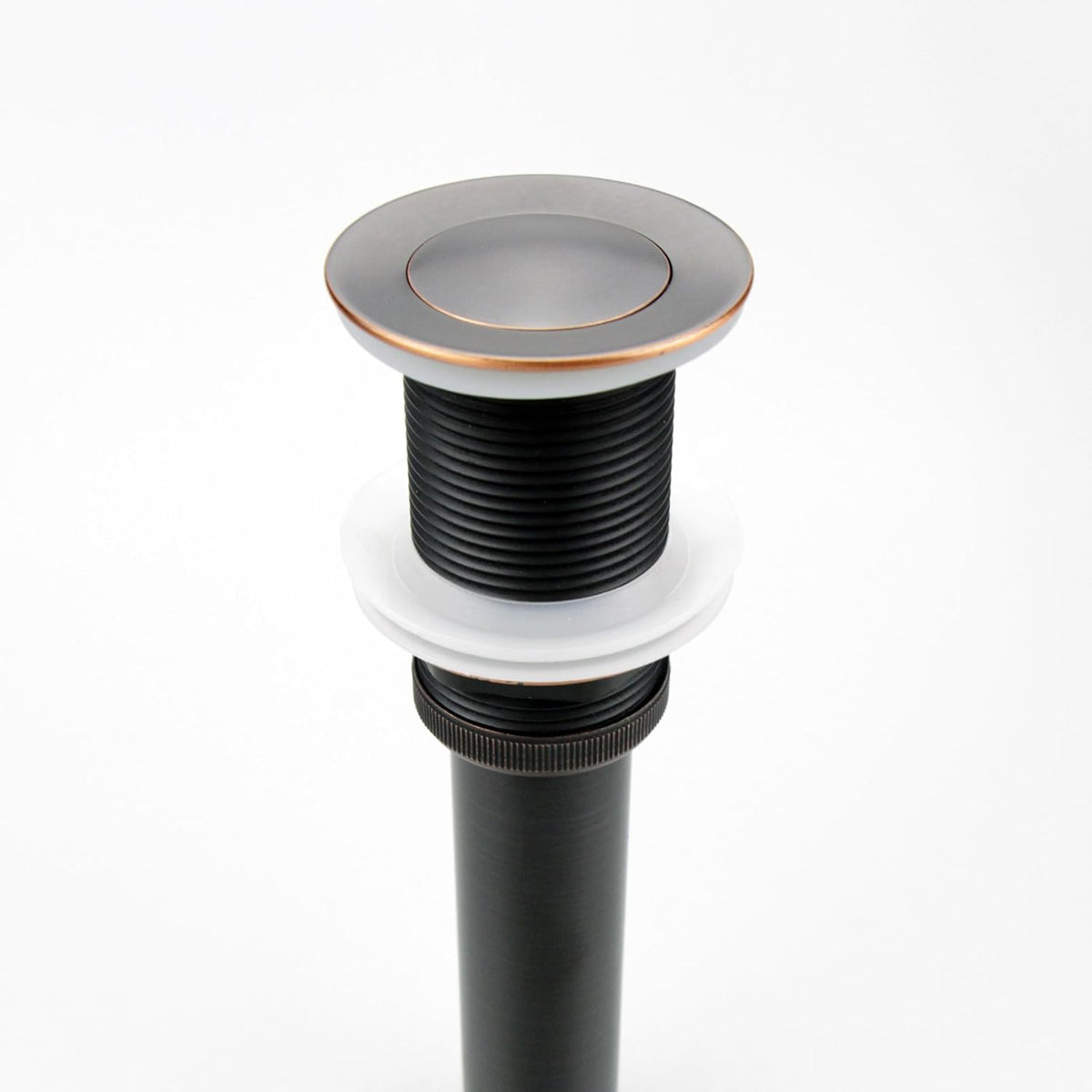 Oil Rubbed Bronze Pop Up Drain, Bathroom Vessel Lavatory Vanity Faucet Sink Drain Stopper, ORB without Overflow