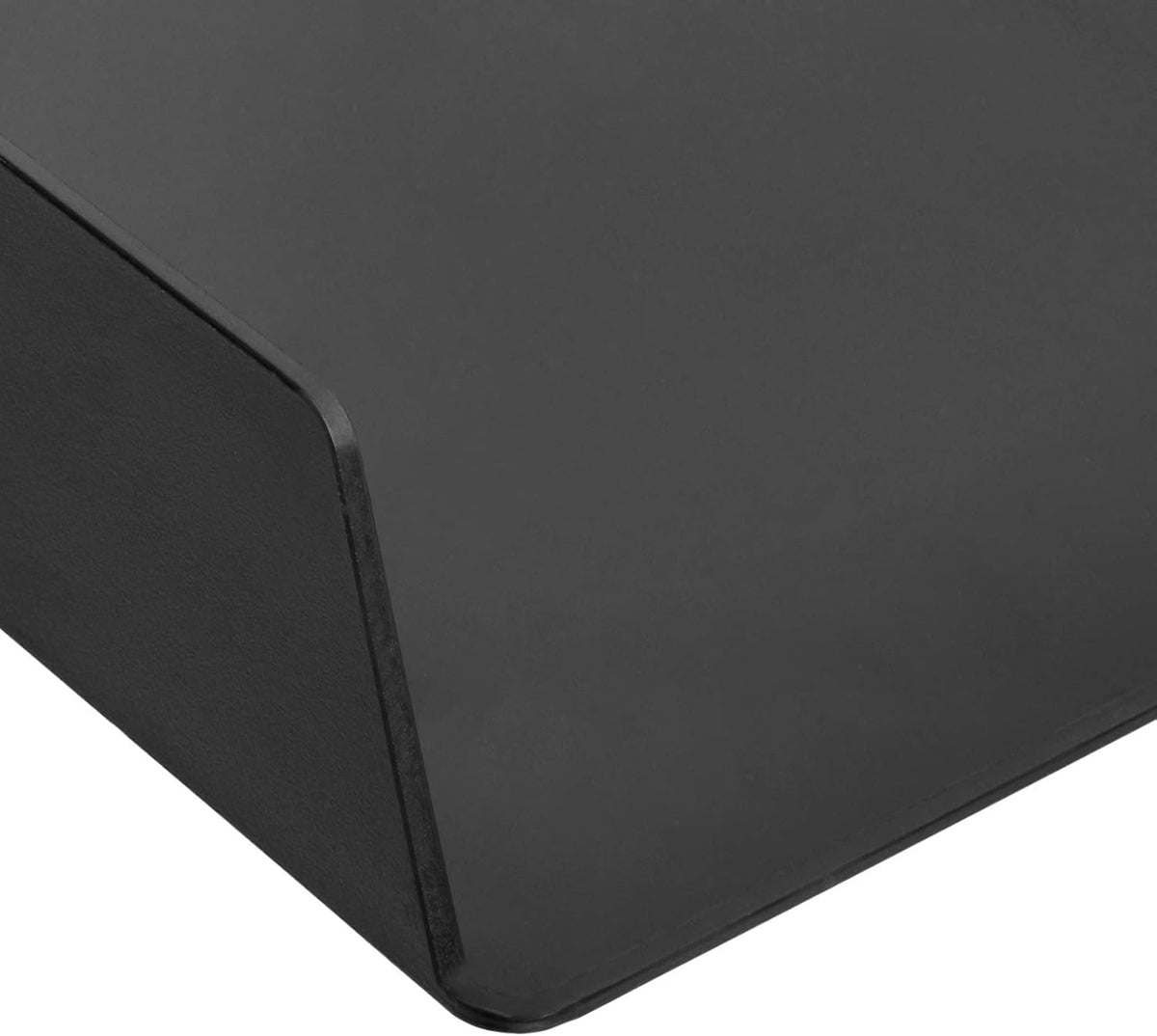 Amazon Basics Rectangular Plastic Organizer - 12-Pack, Letter Tray, Black