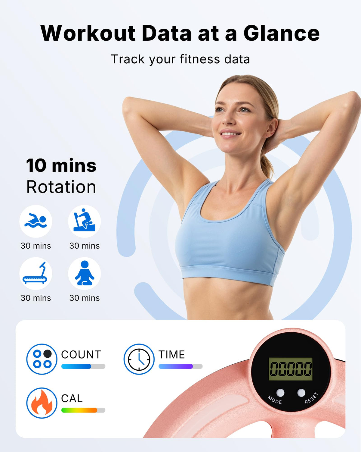 MERACH Infinity Hoop Arm Trainer, Rotating Wrist and Forearm Trainer