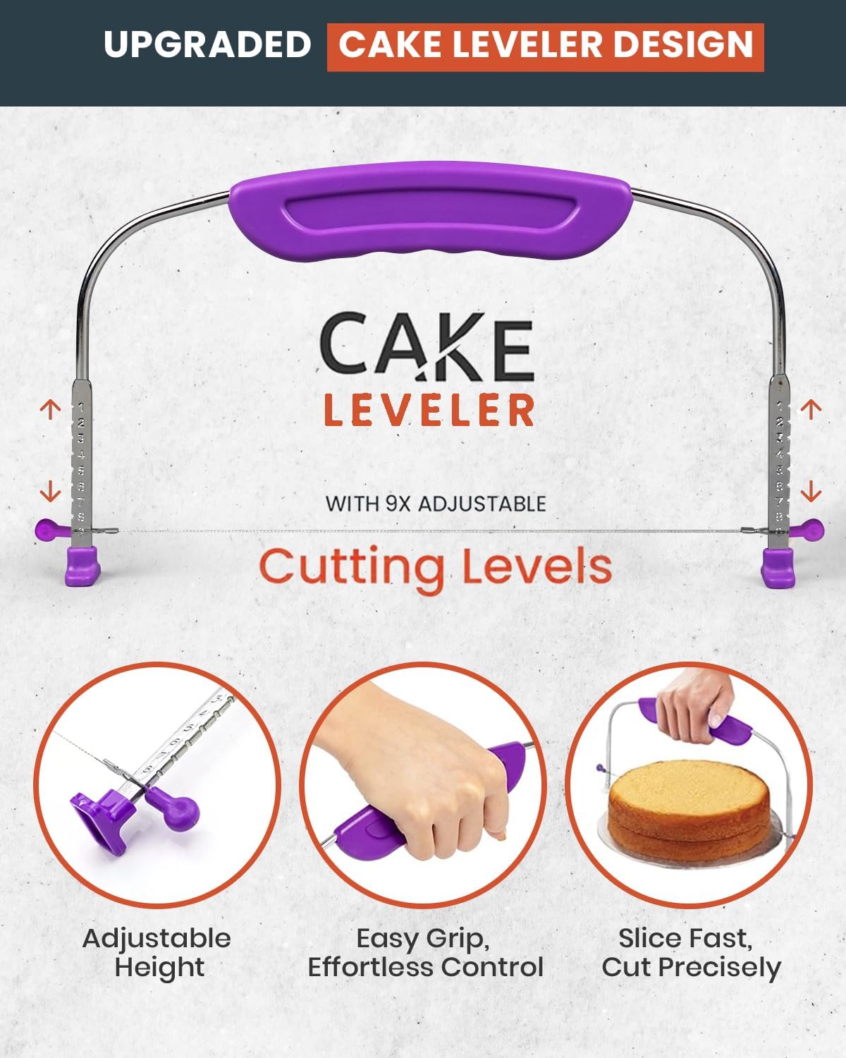 RFAQK 50PCs Cake Decorating Supplies Kit with 12" Aluminum Rotating Cake Turntable Stand, Professional Leveler, Straight & Offset Spatulas, 12 Numbered Icing Tips & Bags