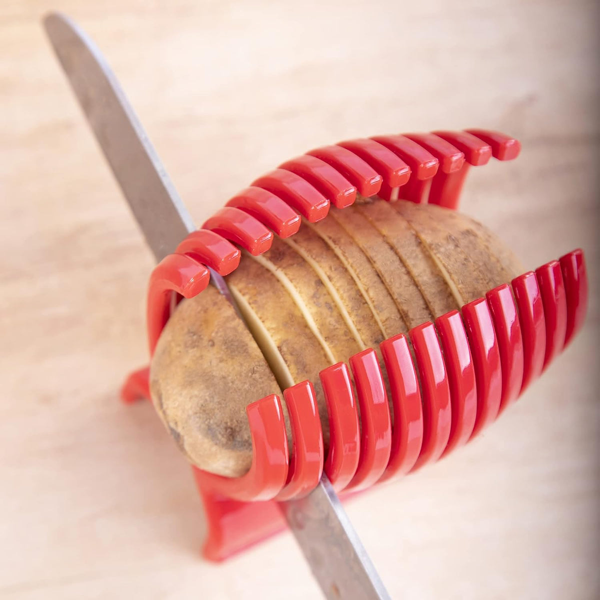 Tomato Slicer Holder Kit Banana Tool Cutting Guide Onion Potato Pepper Hot Dog Prep