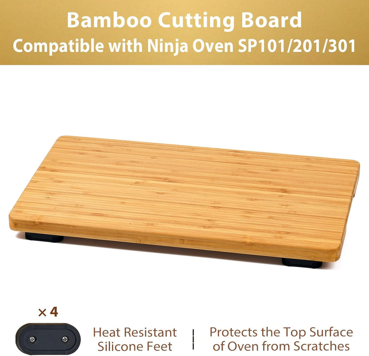 Umilife Cutting board Compatible with Ninja Foodi SP101 SP201 SP301 SP351 DCT401 DCT402 Air Fryer Oven, Accessories for Countertop Convection Toaster Oven, Creates Storage Space, Protects Cabinets