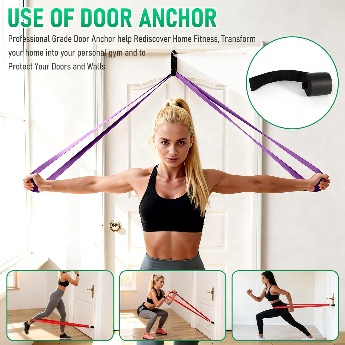 Resistance Bands for Working Out, Pull Up Assistance Bands Set, Exercise Workout Bands for Full-Body Training, Fitness, Physical Therapy, Home Gym for Women & Men (5-85lbs)