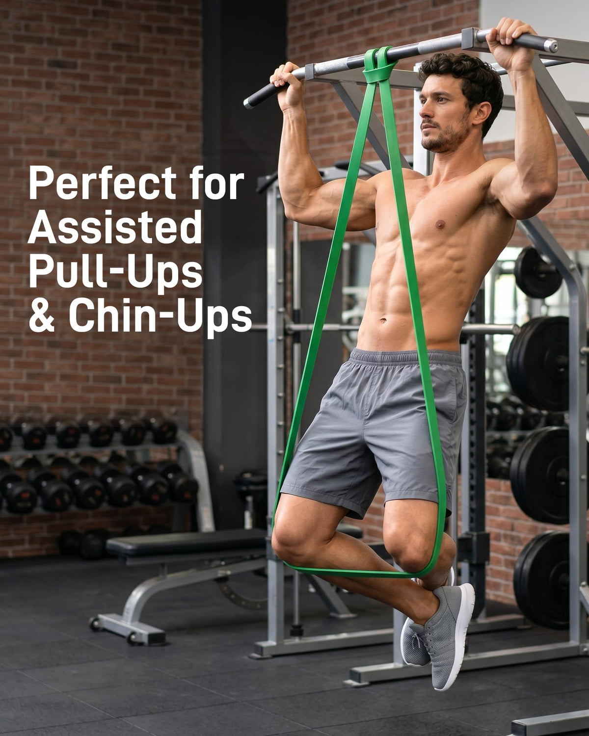 Renoj Resistance Bands for Working Out, 5 Levels Pull Up Assistance Bands Set for Workout, Exercise, Home Gym & Strength Training