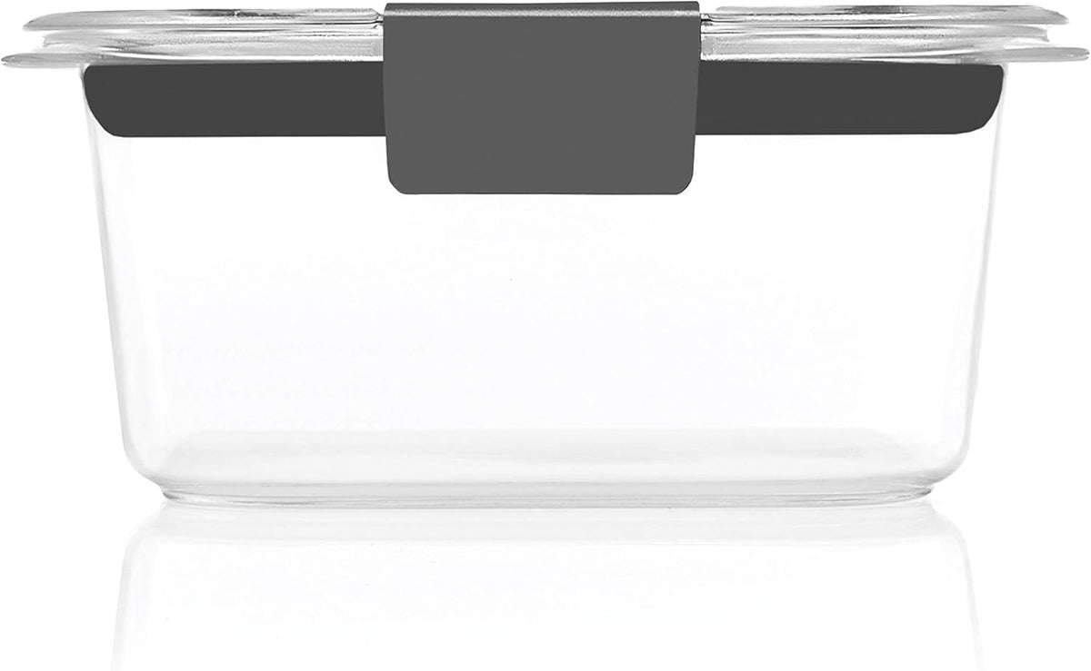 Rubbermaid Brilliance Food Storage Containers, Set of 5 (10 Pieces), BPA-Free, Leak-Proof, Clear