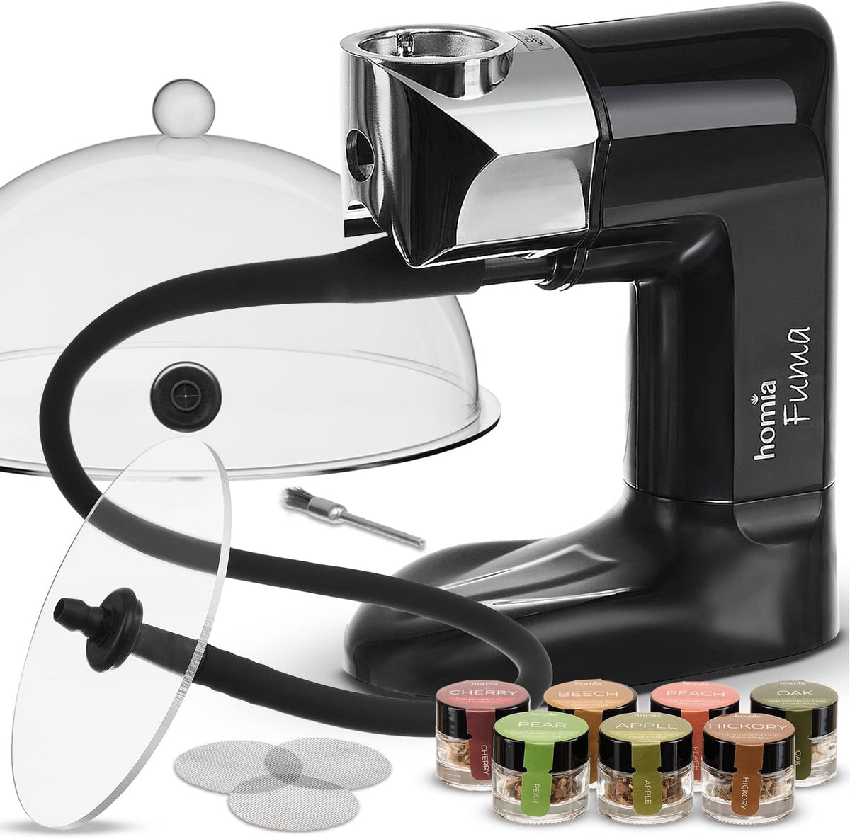 Cocktail Smoker Kit - Whiskey Smoker Kit - Smoke Infuser - Extended Kit, 14 PCS, Smoker Machine with Accessories and Wood Chips - Indoor Smoker - Gift for Men