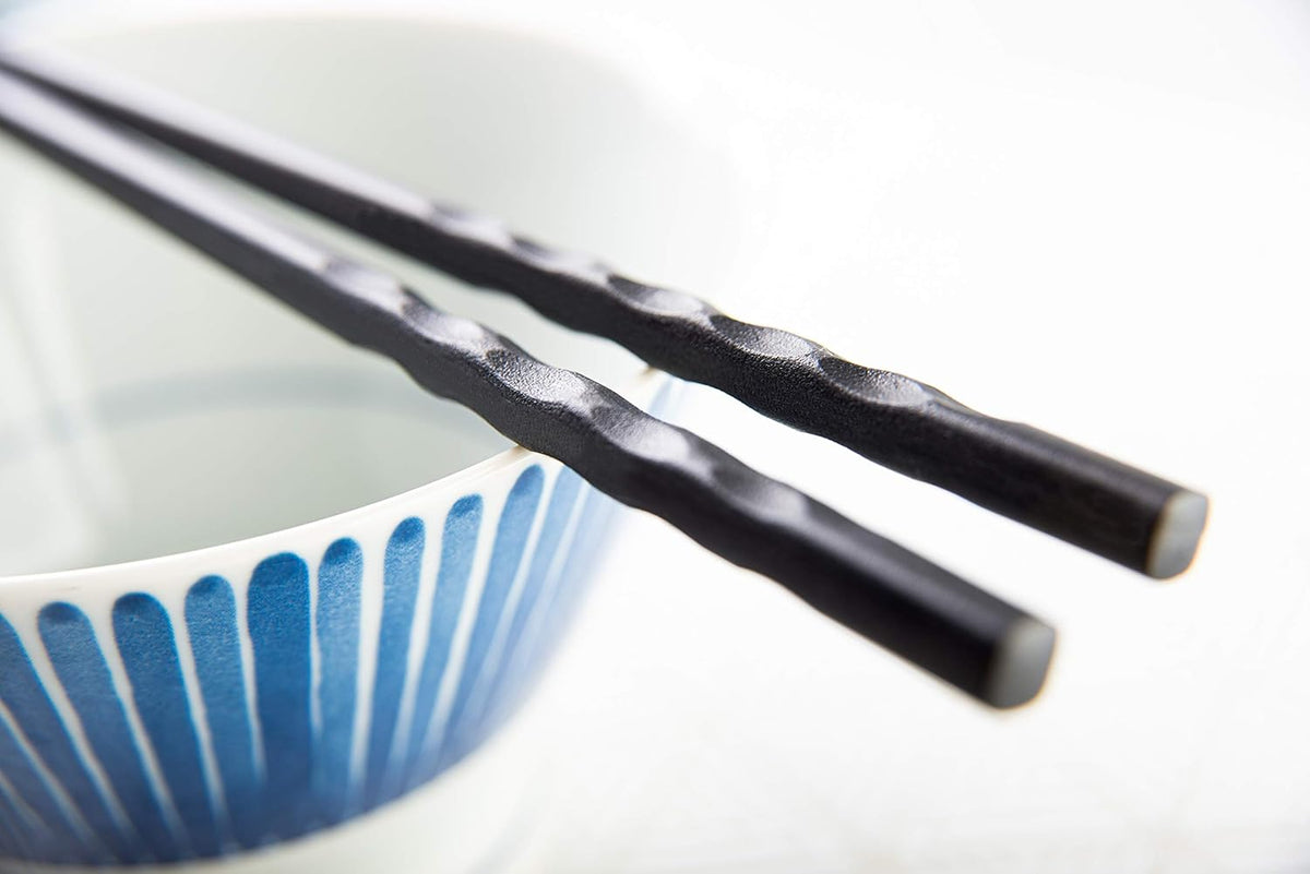 Reusable Luxury Japanese Style Chopsticks 5 Pair Set Dishwasher Safe
