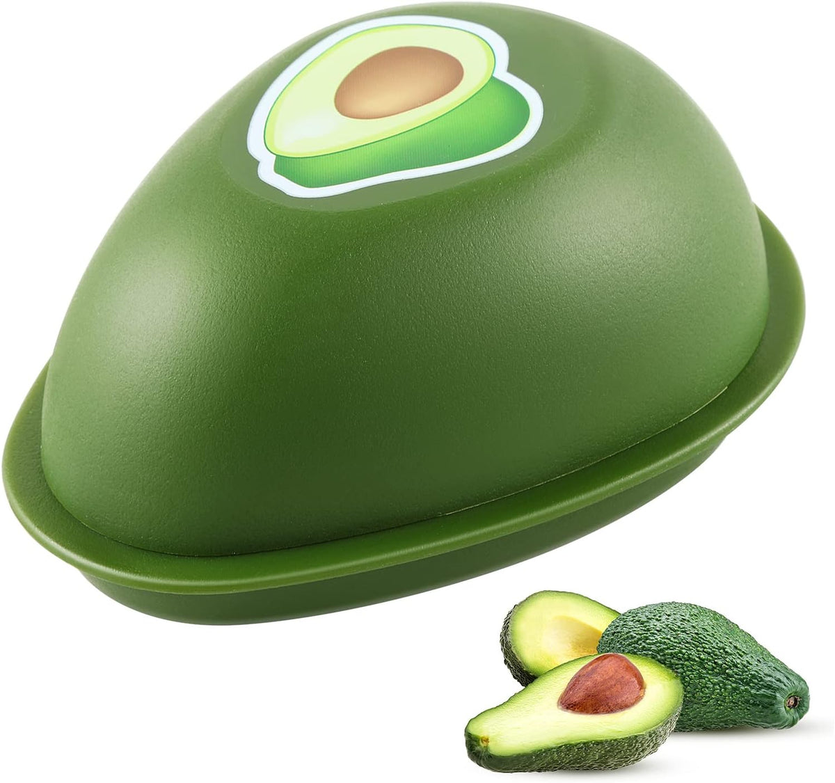 Avocado Storage Containers, Reusable Avocado Keeper for Fridge, Individual Avocado Saver Holder Organizer for Refrigerator to Keep Avocado Fresh