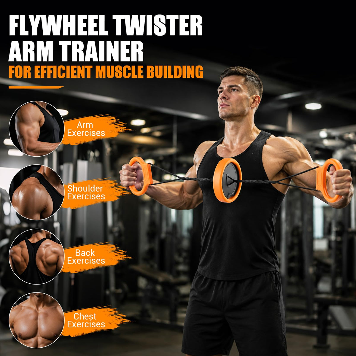 Adjustable Weight Arm Trainer, Chest Workout Equipment for Home Gym