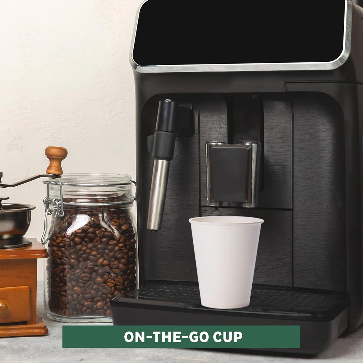 Freshware Coffee Cups 12 oz [1000 Pack] Disposable Paper Cups for Hot or Iced Coffee Cup, Slushie Cup, Milkshakes, Smoothies, and Tea