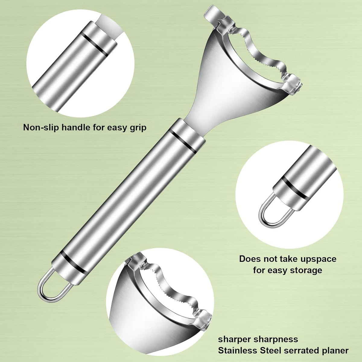3 Pack Corn Cob Peeler, Corn Peeler & Stripper, Stainless Steel Corn Shovel, Corn Planer, Corn Fork, Corn on the Cob Remover, with Ergonomic Handle, Easy to Use, for Home & Outdoor Dining