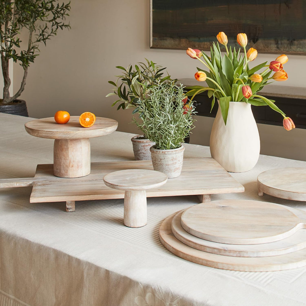OBLONG CUTTING BOARD 33IN X 6IN