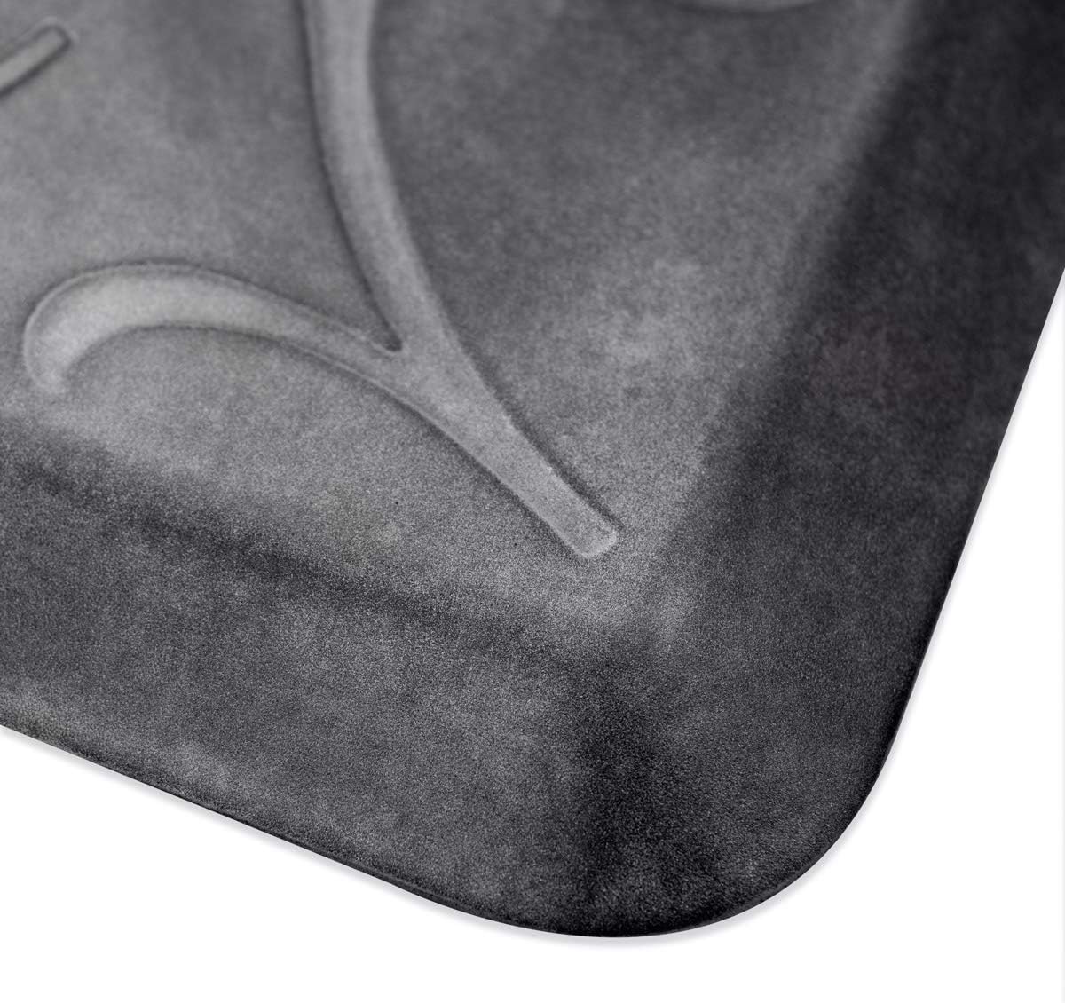 WellnessMats Bella Collection Anti-Fatigue Floor Mat, Polyurethane – Ergonomic Support Pad for Home, Kitchen, Garage, Office Standing Desk – Water Resistant - Made in USA