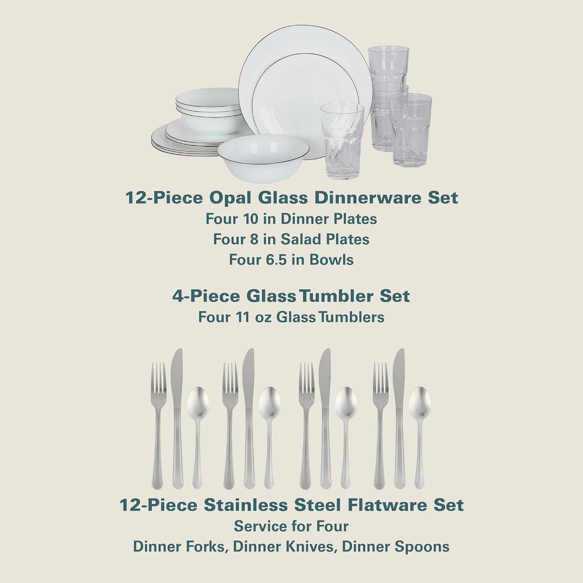 Gibson Home 74 Piece Kitchen in a Box Pots and Pans Cookware, Plates and Bowls Dinnerware, Cutlery Knife Block, Flatware Utensils, Tools & Gadgets, Storage, Glasses Set