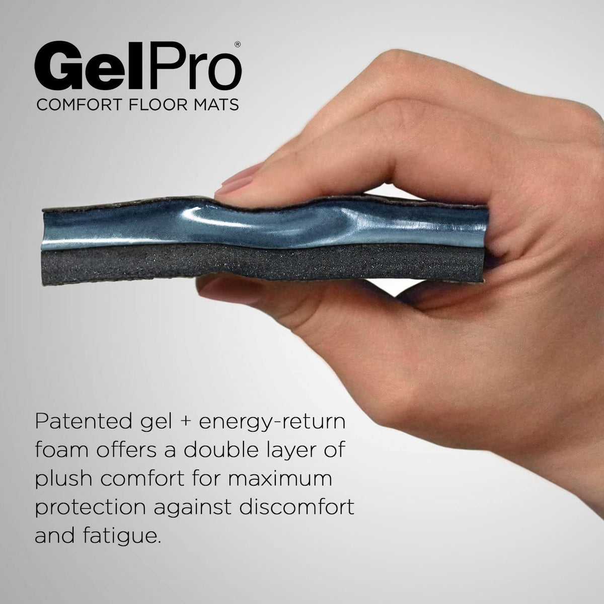 GelPro Elite Premium Gel + Foam 3/4" Thick Anti-Fatigue Floor Mat, 20" x 36", Farmhouse Tan