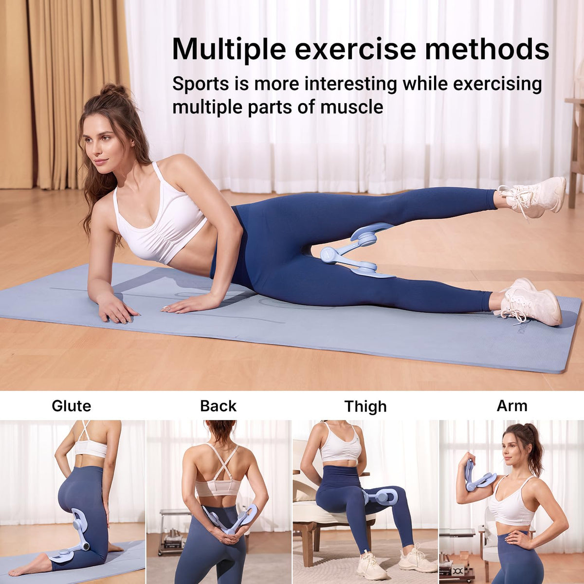 MERACH Pelvic Floor Exercise Devices, Thigh Trainer, Inner Thigh Exerciser