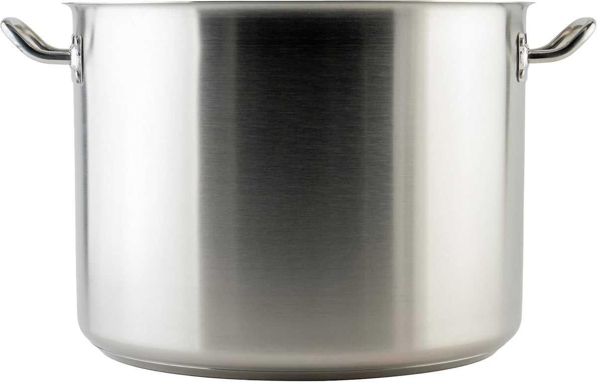 Winware SST-40 Stainless Steel 40 Quart Stock Pot with Cover
