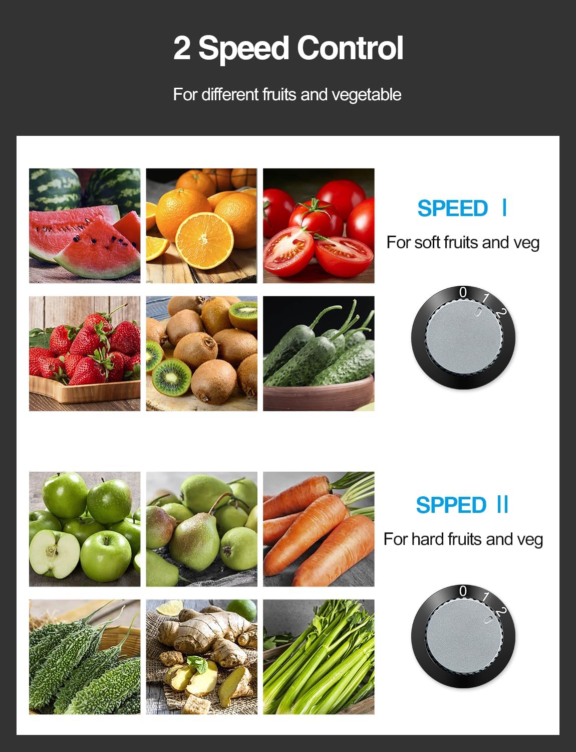 Juicer Machine, 800W Centrifugal Juicer Extractor with Wide Mouth 3” Feed Chute for Fruit Vegetable, Easy to Clean, Stainless Steel, BPA-free (Green)