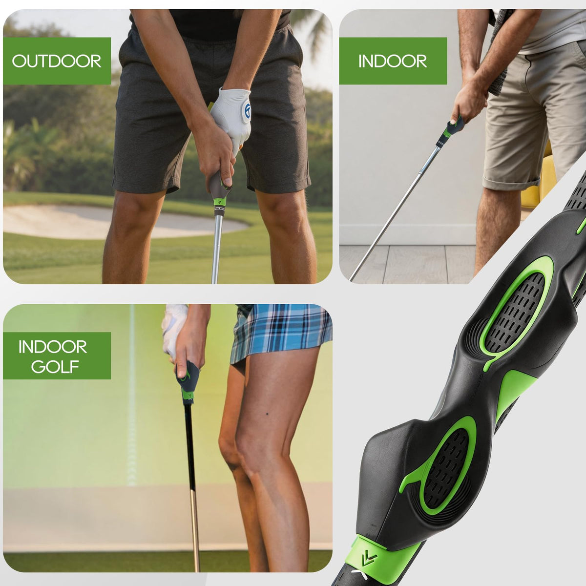 FJZLIFE Golf Grip Trainer, Correct Hand Position & Swing, Snap-On