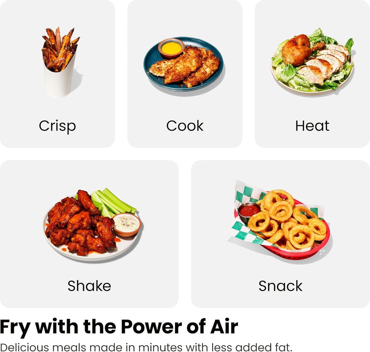 Chefman TurboFry Touch Dual Air Fryer, Maximize The Healthiest Meals With Double Basket Capacity, One-Touch Digital Controls And Shake Reminder For The Perfect Crispy And Low-Calorie Finish