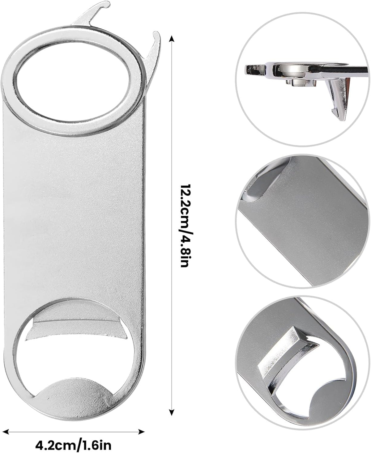 4 IN 1 Multi-Functional Jar Opener, Mason Jar Opener, Beer Bottle Opener, for Weak Hand & Seniors with Arthritis