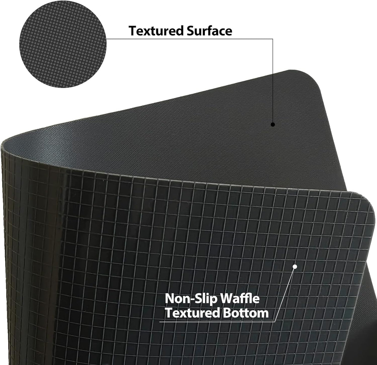 WK Small Flexible Plastic Cutting Boards for Kitchen Set of 3, Non Slip Cutting Mats for Meat, Mini Cutting Board Mats, BPA Free, Dishwasher Safe, 7.3x11.5"