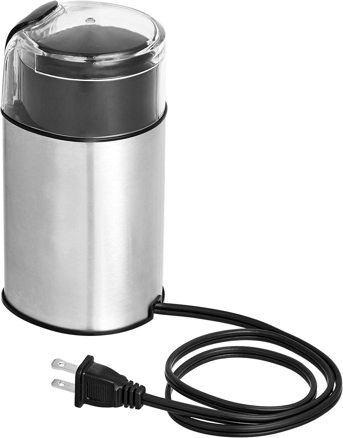 Amazon Basics Electric Coffee Grinder, Coffee Bean and Spice Grinder, With Heavy-Duty Stainless Steel Grind Blades
