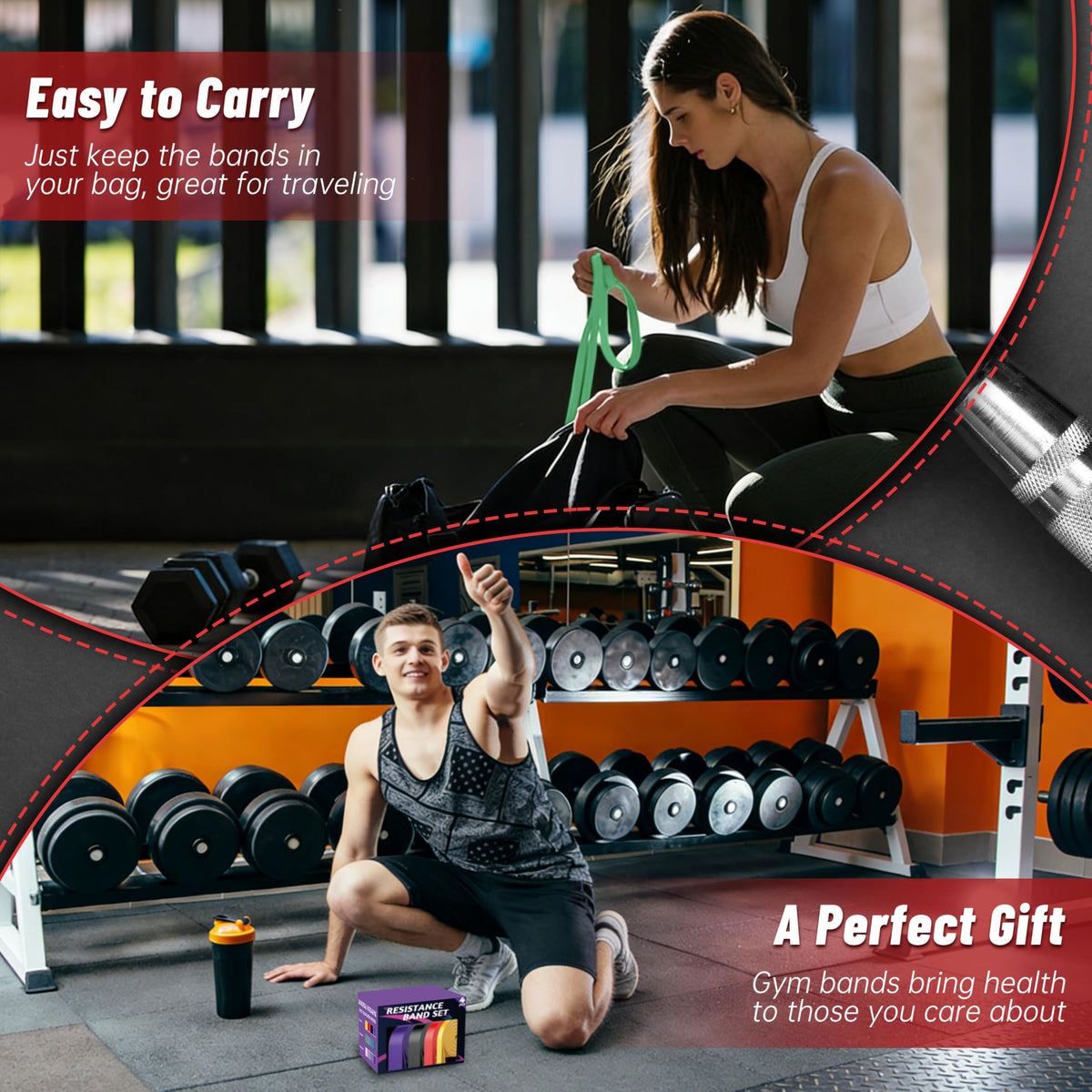 5-85 LBS Resistance Bands, Pull Up Assistance Bands for Working Out