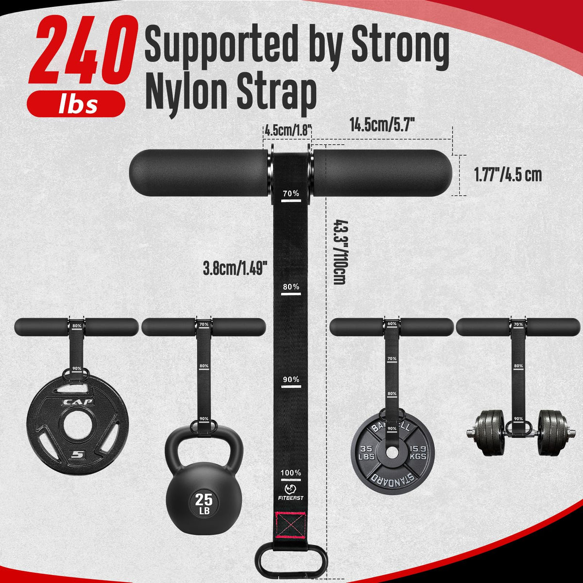 FitBeast Forearm Strengthener & Forearm Exerciser, Wrist Roller