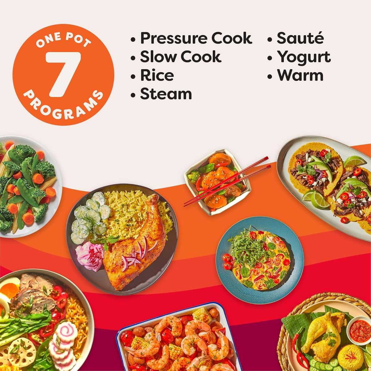 Instant Pot Duo 7-in-1 Mini Electric Pressure Cooker, Slow Rice Cooker, Steamer, Sauté, Yogurt Maker, Warmer & Sterilizer, Includes Free App with over 1900 Recipes, Stainless Steel, 3 Quart