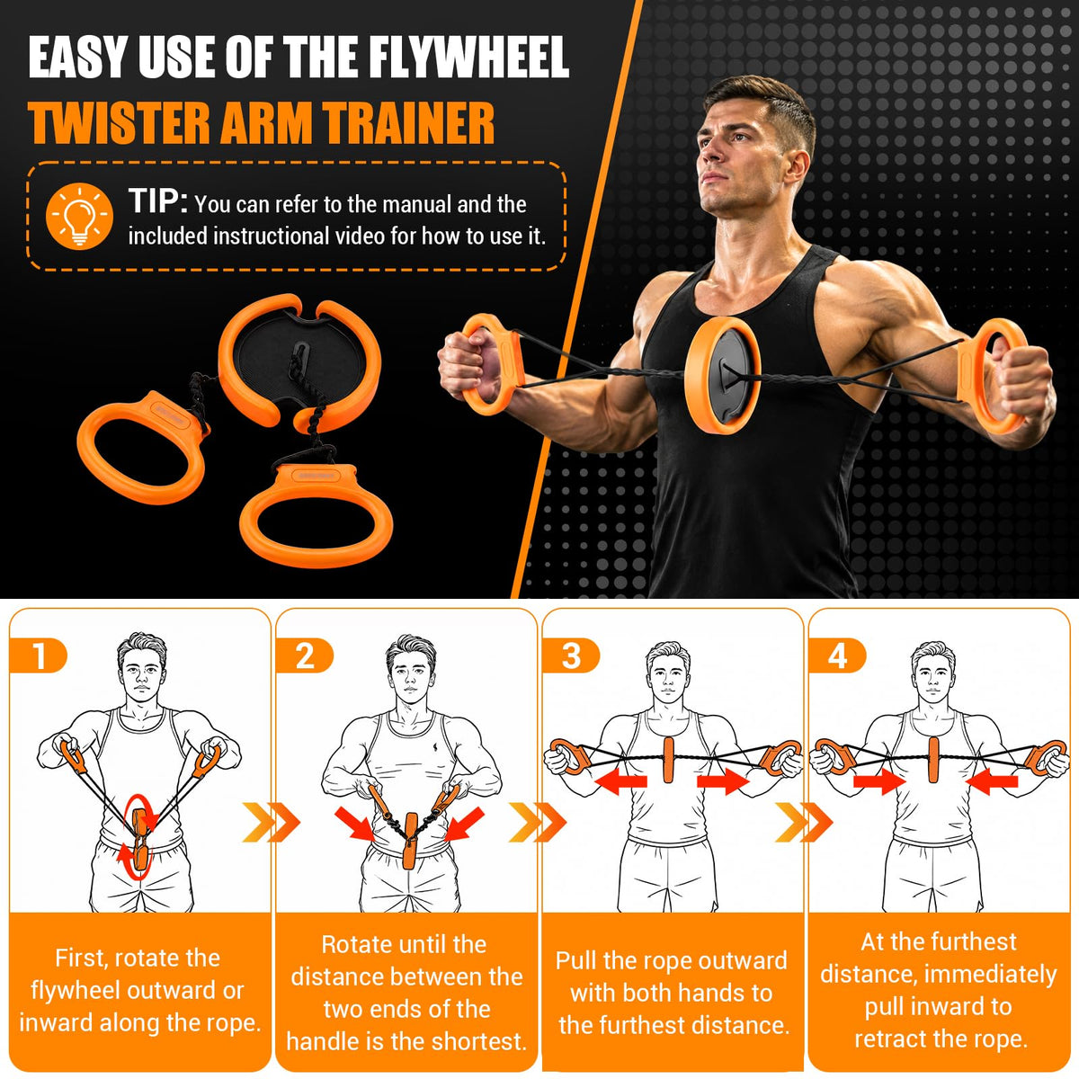 Adjustable Weight Arm Trainer, Chest Workout Equipment for Home Gym