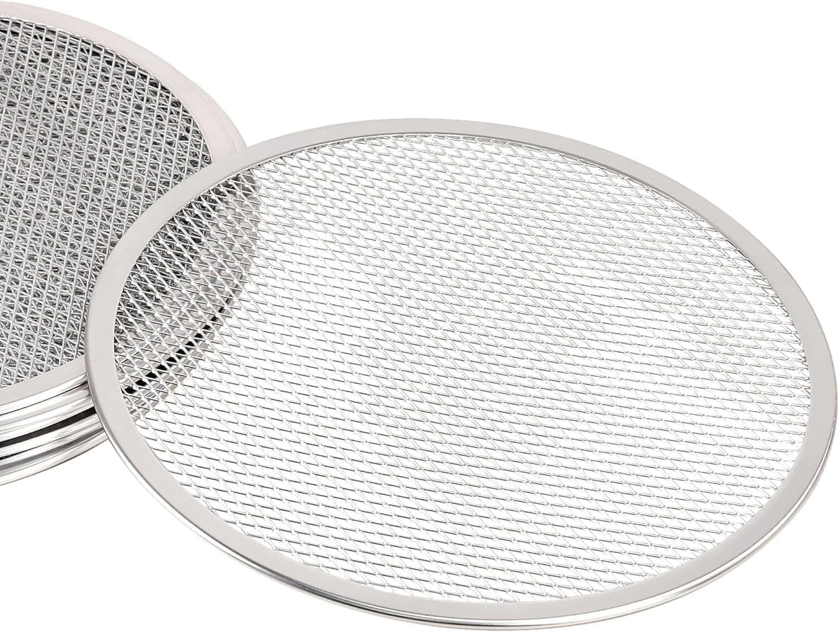 8-inch Aluminum Pizza Screen | Commercial Grade Pizza/Baking Screen for Oven | Pizza Baking Tray for Home And Restaurant | Round, Aluminum, 8-inch [1PK]