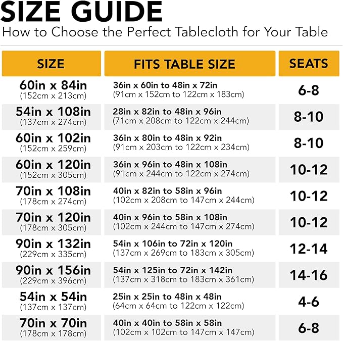 6-Pack Ivory Tablecloths for Square Tables, 54 x 54 Inches, Stain-Resistant Polyester Fabric for 2 Foot Tables - Washable Table Covers for Weddings, Banquets, Birthday Parties, Events
