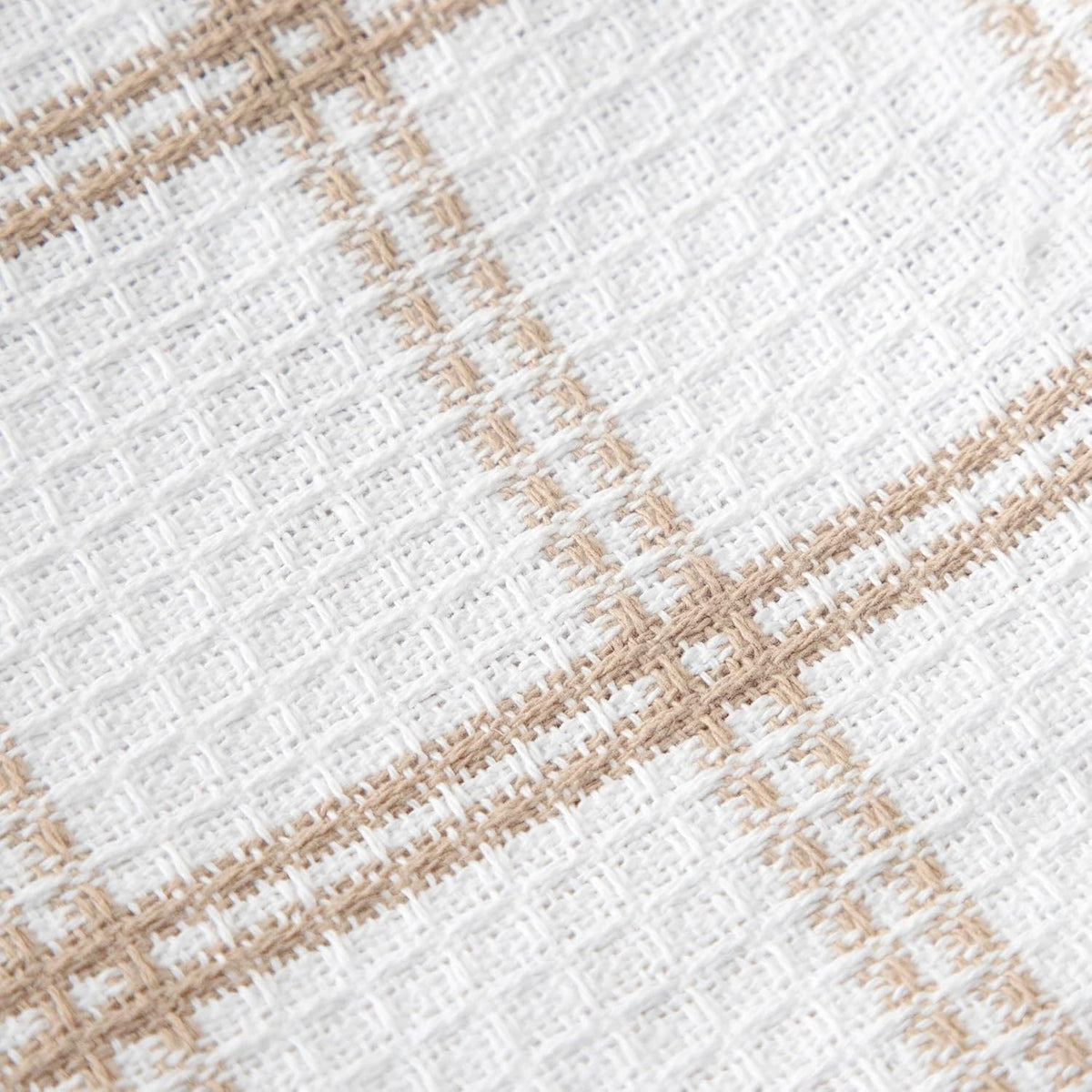 T-fal Premium Waffle Dish Cloths: Highly Absorbent, Super Soft Long Lasting - 100% Cotton, 12"x13" Towel for Cleaning & Drying, (12-Pack), Sand