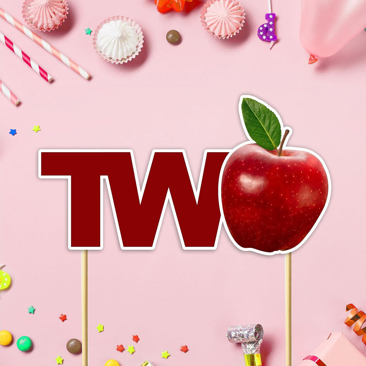 Seyal® Apple Two Cake Topper
