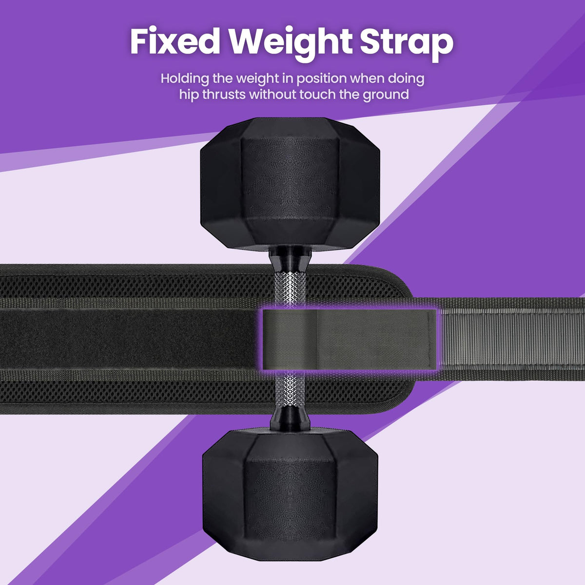 Hip Thrust Belt, Balency Hip Thrust Belt for Dumbbells Heavy