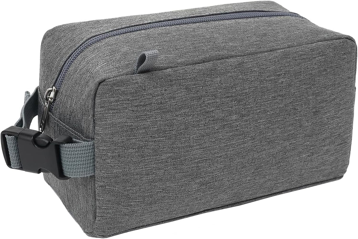 FlowFly Small Insulated Lunch box Portable Soft Bag Mini Cooler Thermal Meal Tote Kit with Buckle for Work, GreyWithBuckle