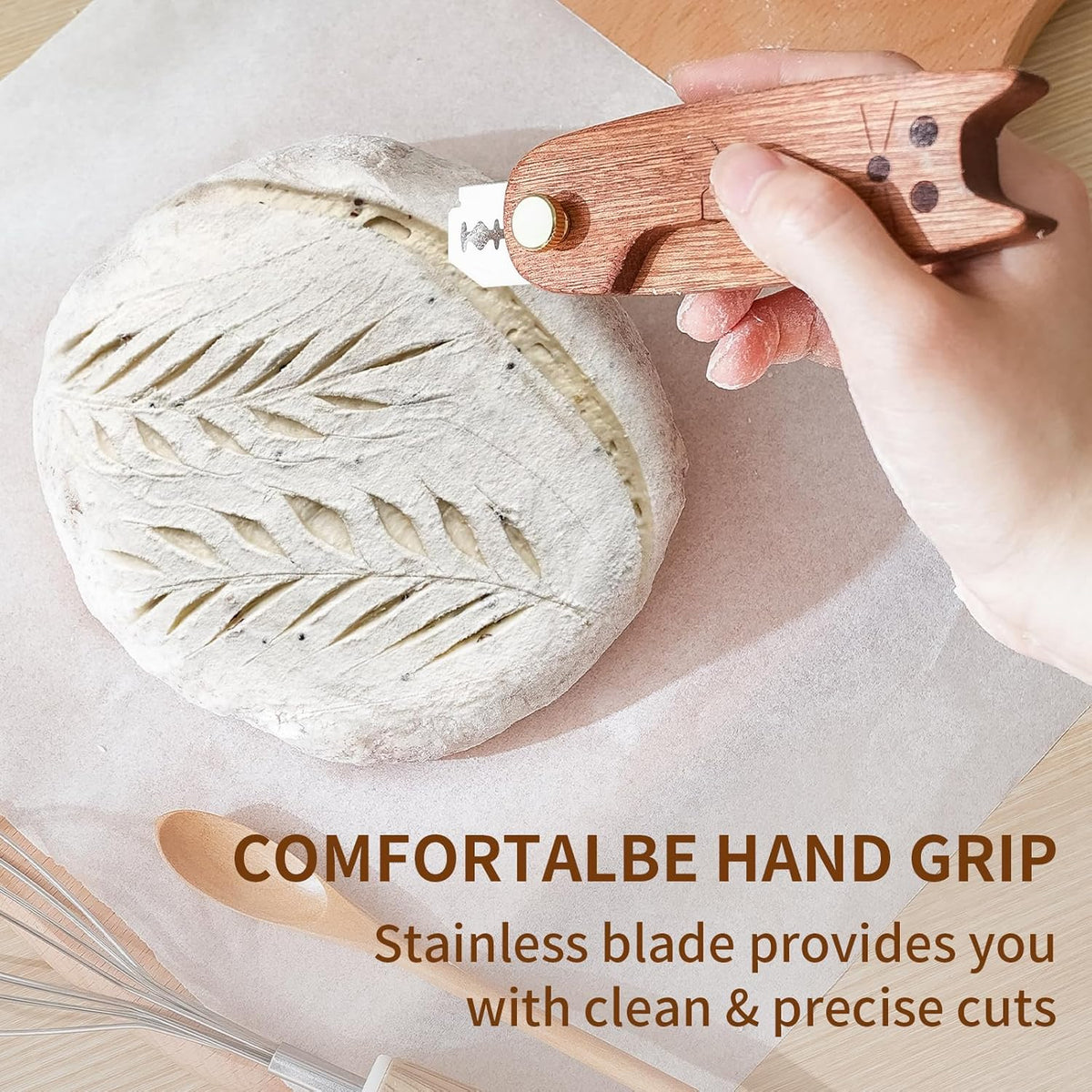 Bread Lame Sourdough Scoring Tools,Bread Scorer Tool for Homemade Bread,Dough Scoring Knife,Bread Razor Tool with 10 Razor Blades