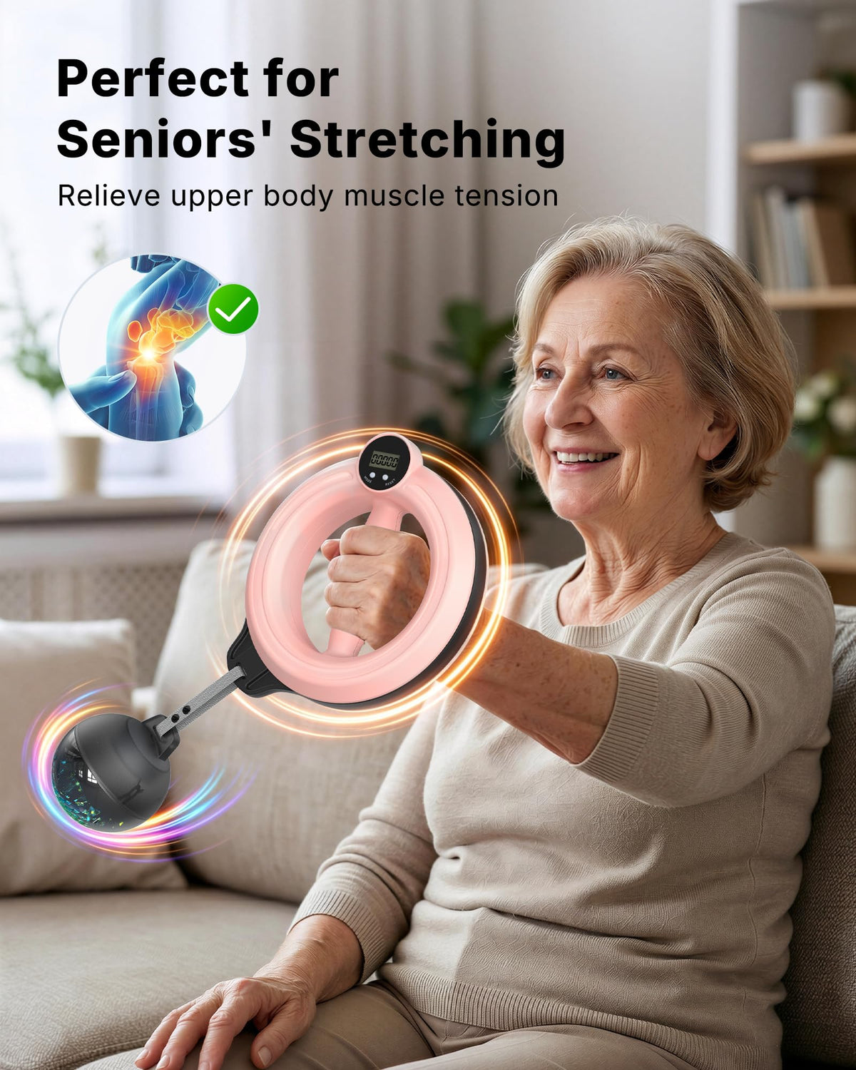 MERACH Infinity Hoop Arm Trainer, Rotating Wrist and Forearm Trainer