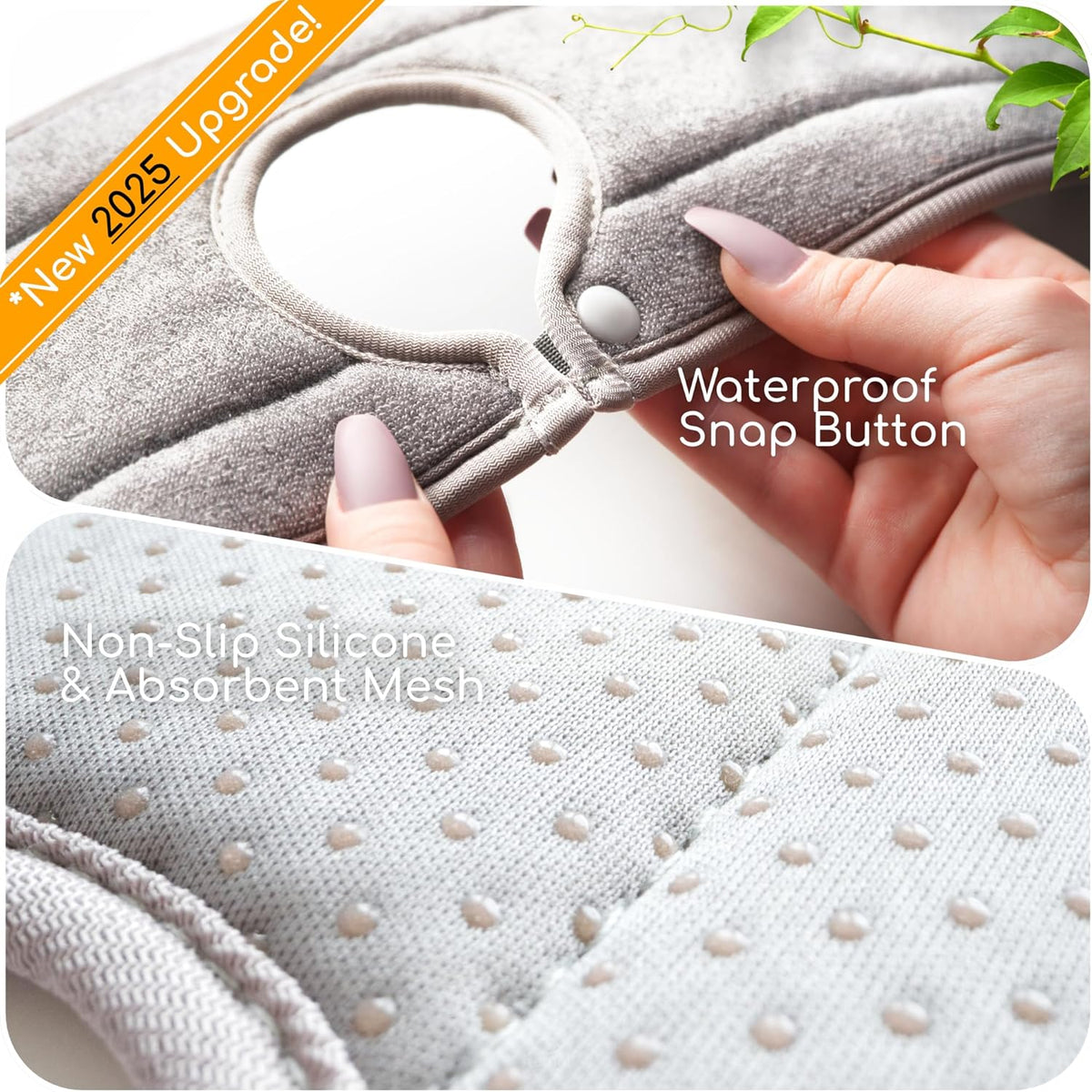 The Original Ternal Sinkmat Drip Catcher & Splash Guard, Faucet Mat for Sinks – Absorbent Microfiber, Machine Washable Counter Protector & Drying Mat for Kitchen, Bathroom or RV [Grey, XL, 1 Pack]