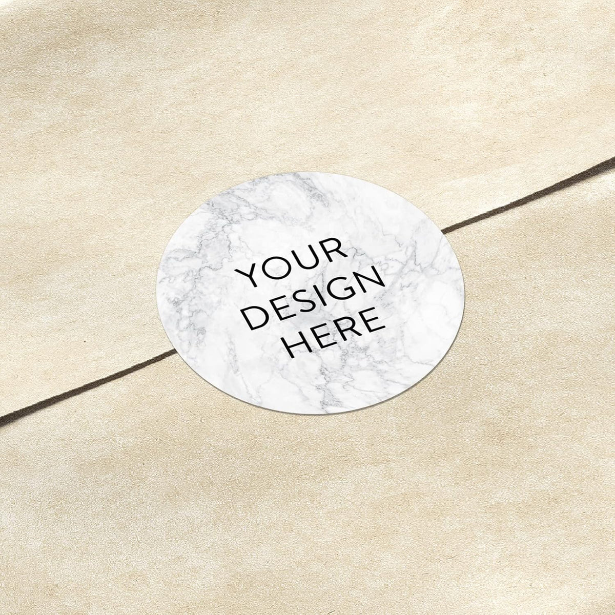 100 Custom Vinyl Stickers - Upload Your own Image, Text, Design, Logo - Personalized Logo Labels for Handmade, Packaging, Bottle, Jars, Candle, Brand Stickers (Silver Marble, 4x4)
