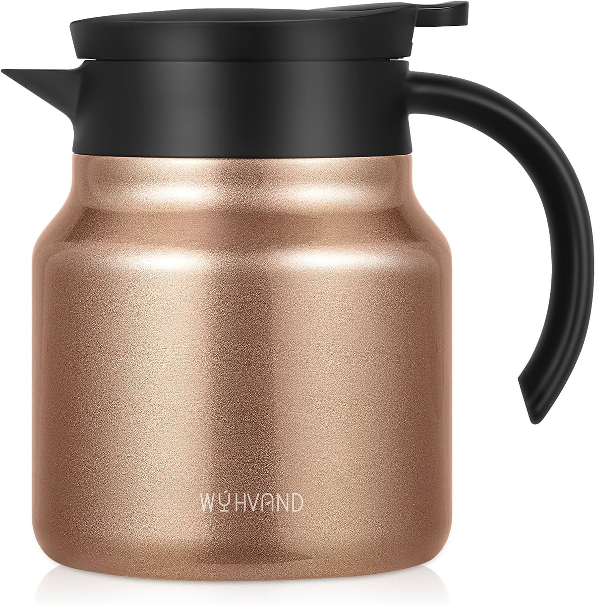 27Oz Thermal Coffee Carafes For Keeping Hot/Cold, Stainless Steel Coffee Carafe, Dustproof Insulated Water Carafe for Party/Home, Copper